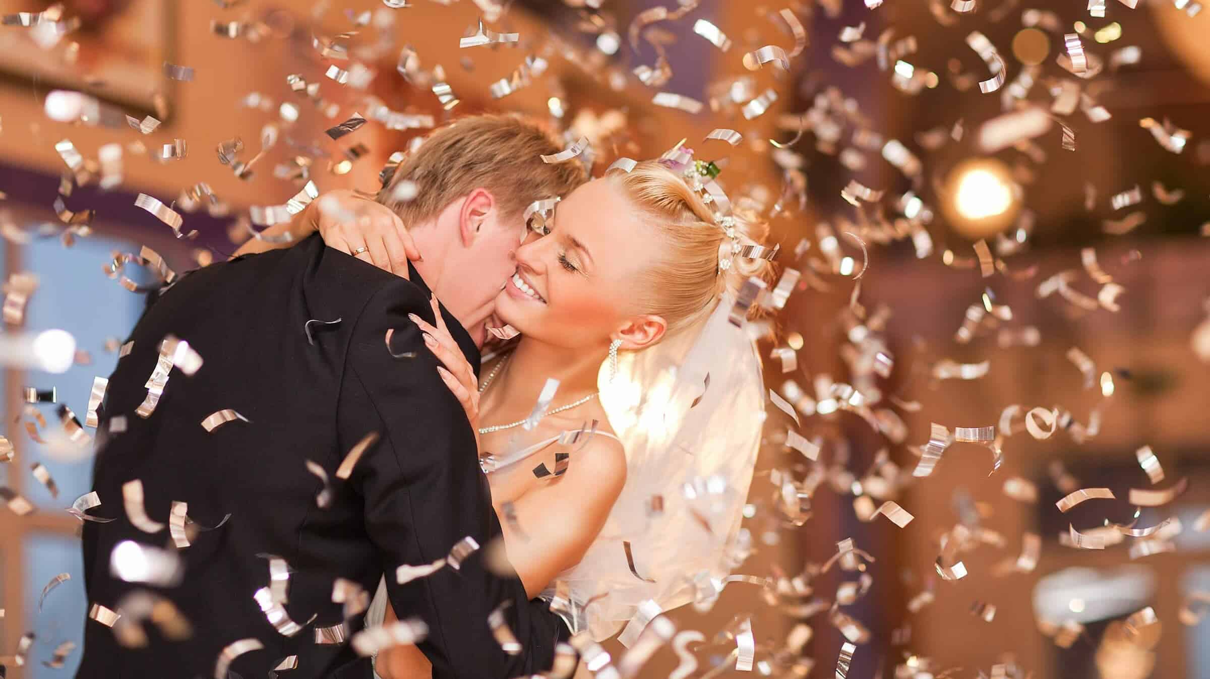 Steve Meyering performing as both DJ and officiant at a Chicago suburbs wedding